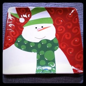 Ceramic Christmas platter